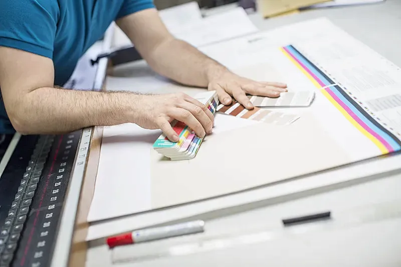 Packaging box printing and color process pictures